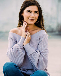 All About Lavender Top